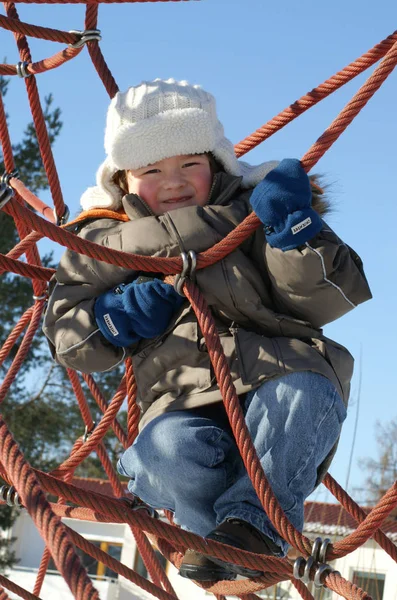 Niedliches Kinderporträt Glückliche Kindheit — Stockfoto