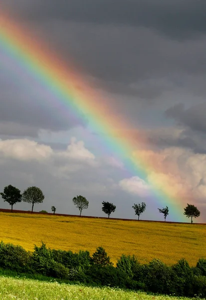 Arcobaleno Fenomeno Meteorologico Causato Dalla Riflessione — Foto Stock