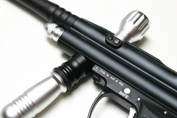 Closeup View Paintball Gun — Stock Photo, Image