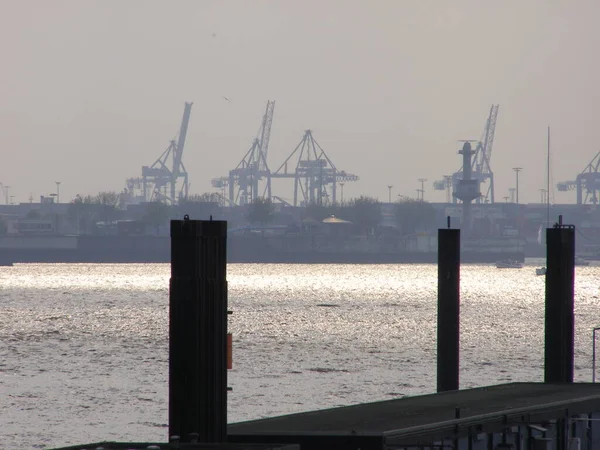 Hamburg Stor Hamnstad Norra Tyskland — Stockfoto