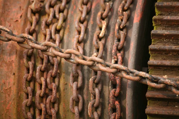 Windlass Una Parte Del Porto Dismessa — Foto Stock