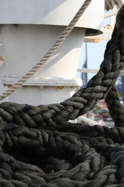 Корабельні Мотузки Морі — стокове фото
