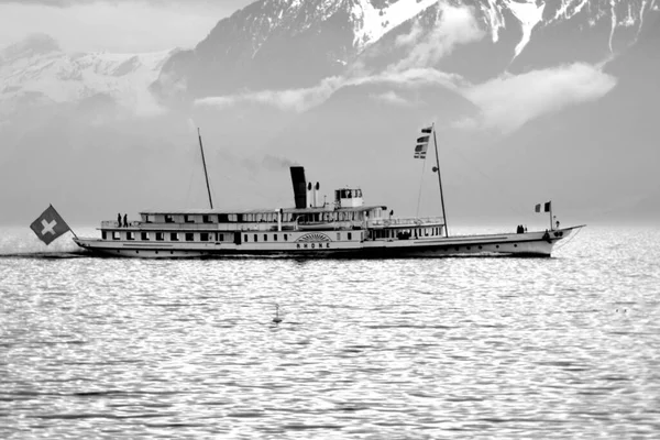 Steamship Rhone Nyear 1927 Npassengers 850 Nlength Meters Nwidth Meters — стоковое фото