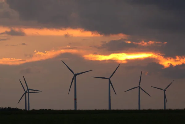 Výroba Elektrické Energie Elektrická Energie — Stock fotografie