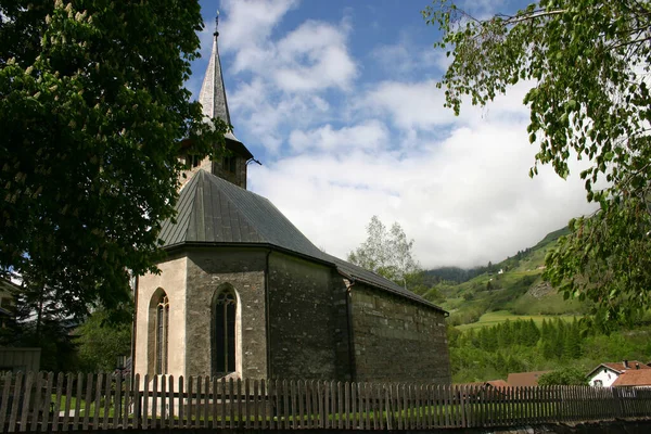 Kirche Martin Zillis — Stockfoto