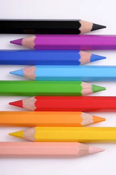 Pencils Art Drawing Supplies — Stock Photo, Image