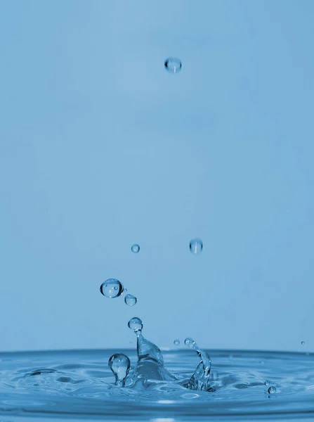 Líquido Gotas Água Gotas Chuva — Fotografia de Stock