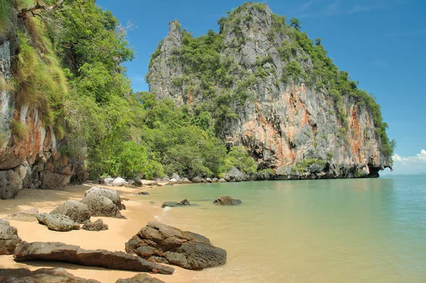 Vista Uma Bela Costa Marítima — Fotografia de Stock