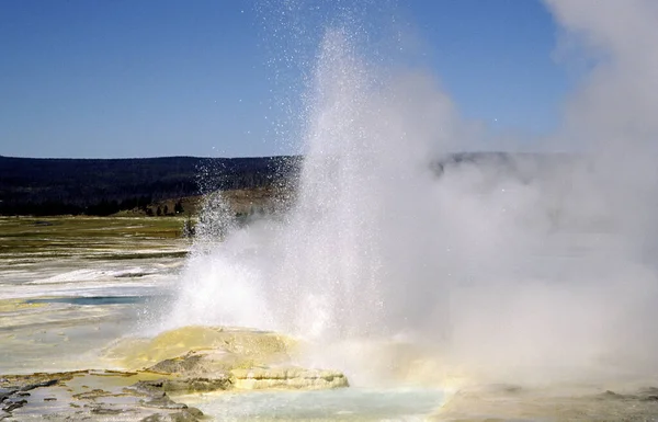 Yellowstone National Park Een Nationaal Park Het Westen Van Verenigde — Stockfoto