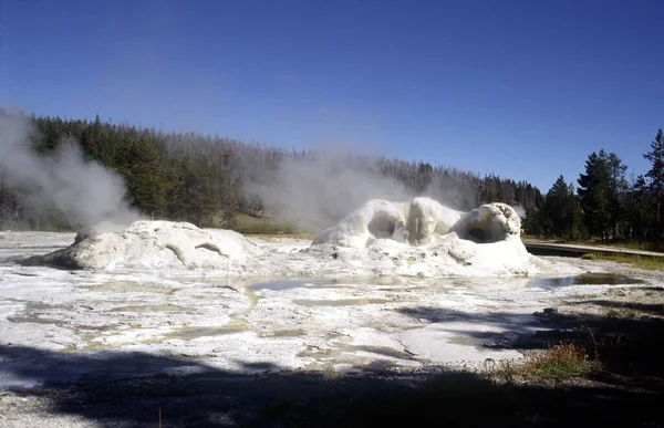 Park Narodowy Yellowstone Jest Parkiem Narodowym Stanach Zjednoczonych Czyni Najstarszym — Zdjęcie stockowe