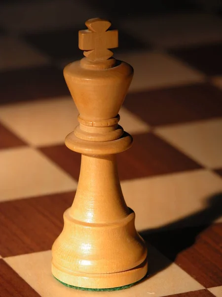 Schackbrädesspel Schackmatt — Stockfoto