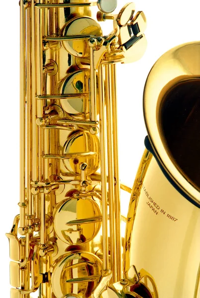 Szaxofon Jazz Hangszer — Stock Fotó