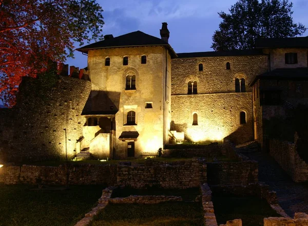 Vista Panorâmica Majestosa Arquitetura Medieval — Fotografia de Stock