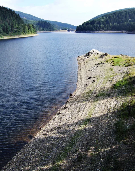 Oker Barragem Resina — Fotografia de Stock