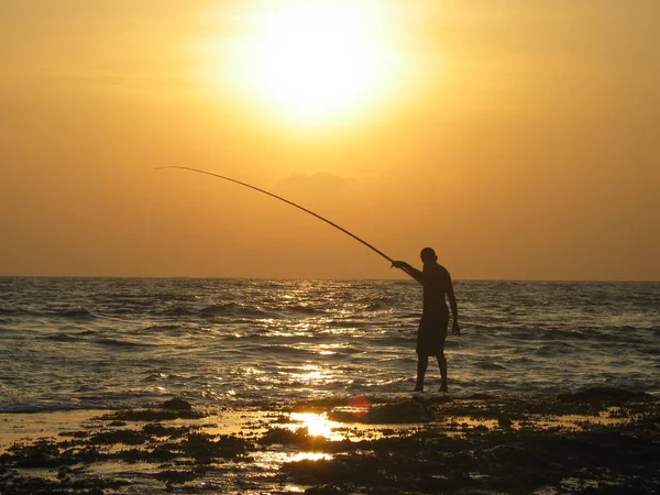 Fischer Abend Sri Lanka — Stockfoto