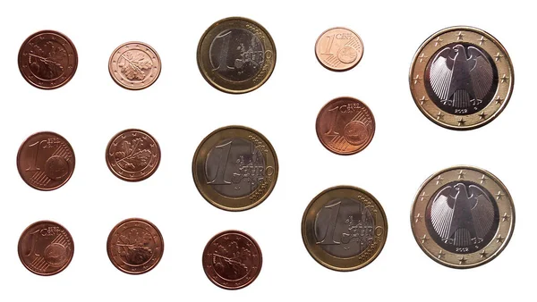 Euro Och Cent — Stockfoto