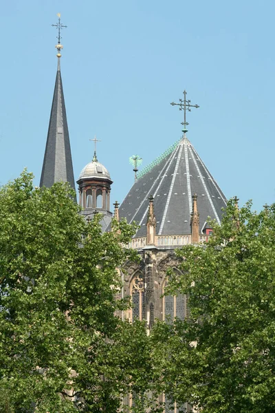 Malebný Pohled Majestátní Katedrálu Architektury — Stock fotografie