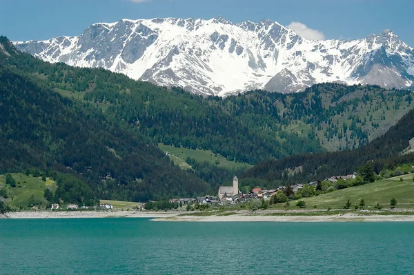 Uitzicht Prachtige Alpen — Stockfoto