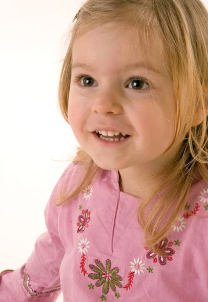 Ładny Portret Dziecka Szczęśliwa Koncepcja Dzieciństwa — Zdjęcie stockowe