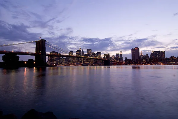 Vista Panorâmica Majestosa Cidade Urbana — Fotografia de Stock