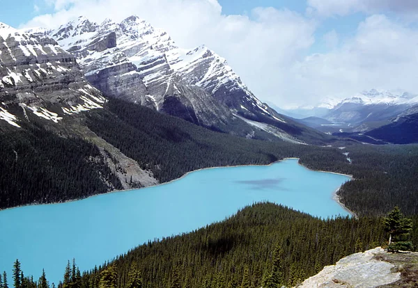 Antagligen Den Mest Fotograferade Motivkanalen Färgen Sjön Verkligen Som Bilden — Stockfoto
