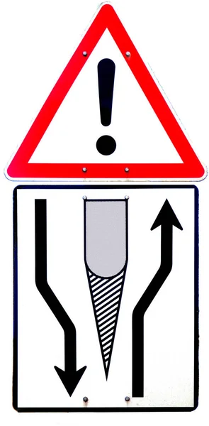 Дорожні Знаки Дорожні Знаки Знаки Символ — стокове фото