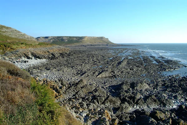 Côte Mer Côte Falaise — Photo