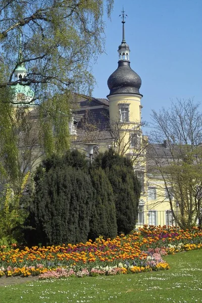 Μέρος Του Κάστρου Oldenburg Δει Από Πάρκο Κάστρο Από — Φωτογραφία Αρχείου
