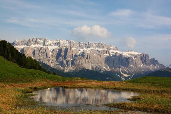 Vista Panorámica Del Majestuoso Paisaje Dolomitas Italia —  Fotos de Stock