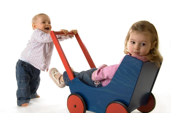 Szenischer Blick Auf Niedliches Baby Kind — Stockfoto