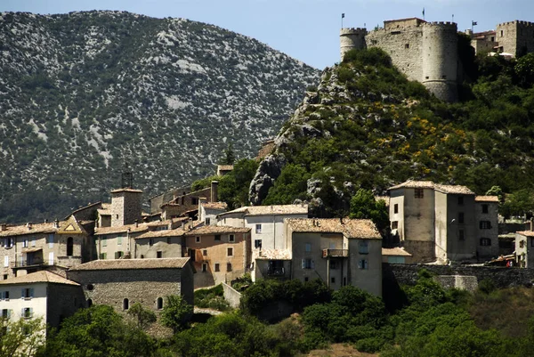 Pueblo Trigancia Sur Francia Antes Los Desfiladeros Del Verdón — Foto de Stock