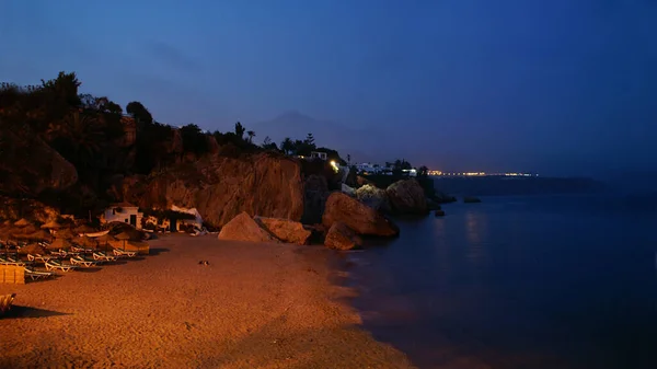 Originou Maio 2006 Praia Nerja Espanha — Fotografia de Stock