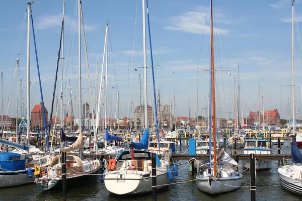 Vista Panorámica Del Hermoso Puerto — Foto de Stock