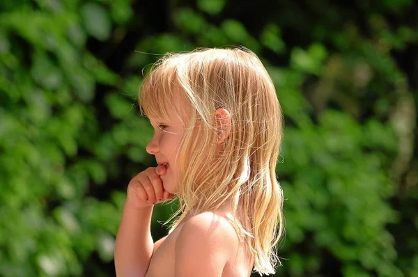 Schattig Kinderportret Gelukkig Kinderconcept — Stockfoto