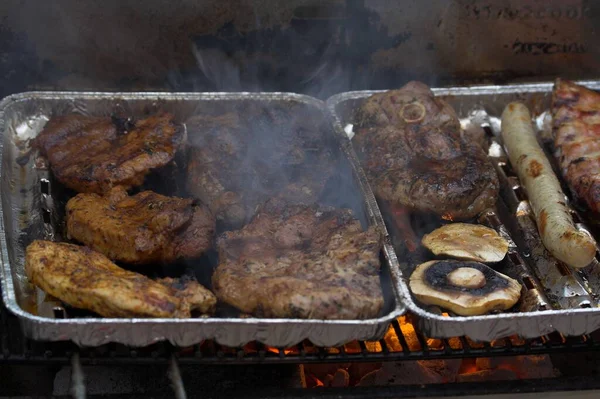 Délicieux Dîner Cuisiné Gros Plan — Photo