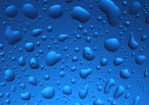 Water Drops Raindrops Background — Stock Photo, Image