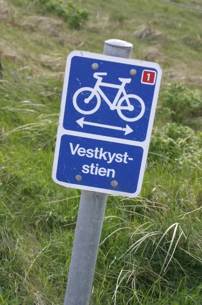 Costa Oeste Ciclo Denmark Longo — Fotografia de Stock