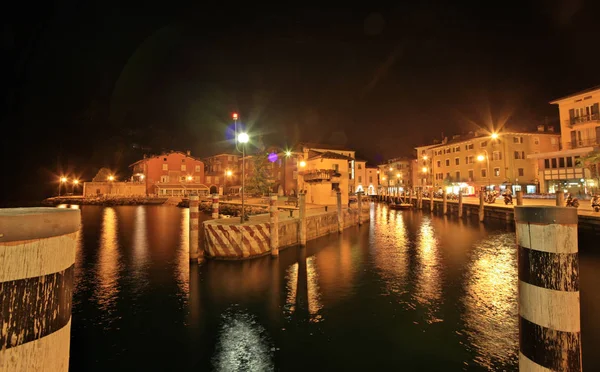 Torbole Sul Garda Noc — Zdjęcie stockowe