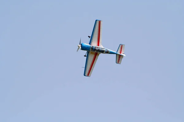 Airplane Flying Sky — Stock Photo, Image