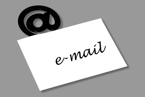 Mail Sinal Internet Correio — Fotografia de Stock