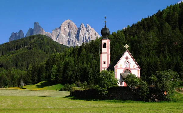 Gyönyörű Táj Dolomitok Hegyek — Stock Fotó