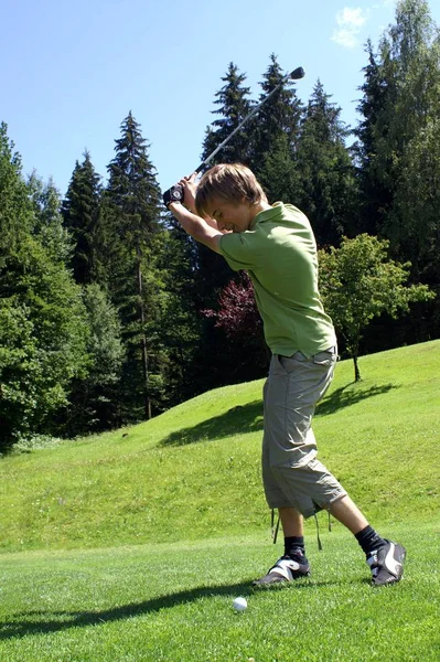 Golfe Jogo Bola Conceito Esporte — Fotografia de Stock