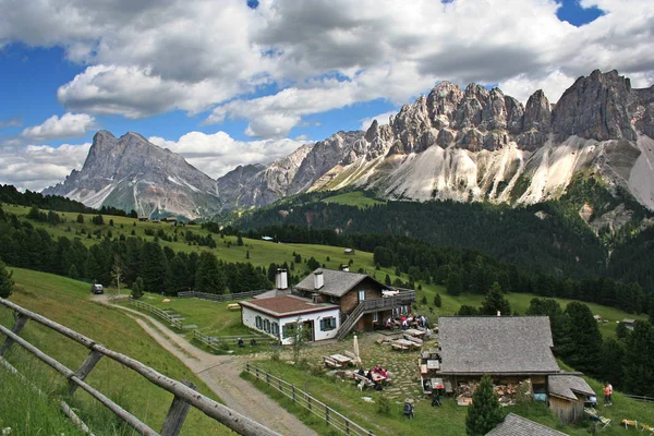 Festői Kilátás Fenséges Dolomitok Táj Olasz — Stock Fotó