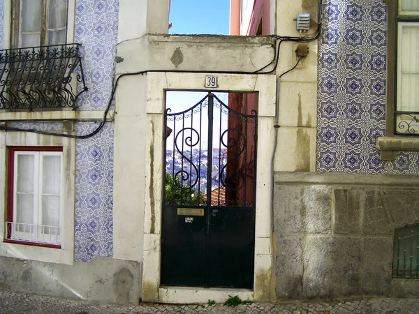Lisbonne Est Portugais Vallonné Capitale Côtière — Photo