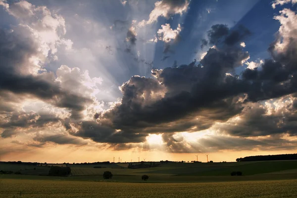 Schöne Aussicht Auf Den Ländlichen Raum — Stockfoto