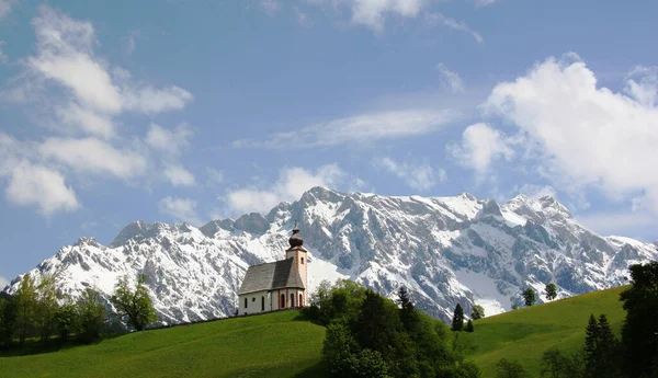 Panoramisch Uitzicht Prachtig Landschap Met Bergketen — Stockfoto