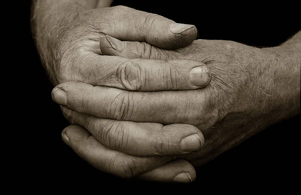 Hands Can Tell Life Story Nhands Fed Children Nhands Built Royalty Free Stock Images