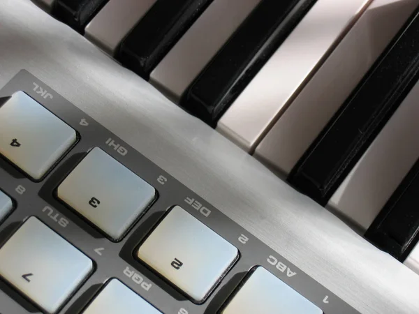 Closeup Shot Keyboard Buttons — Stock Photo, Image