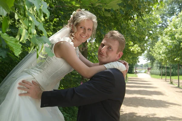 Visão Panorâmica Conceito Casamento — Fotografia de Stock