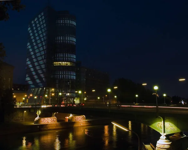 Vue Panoramique Sur Majestueuse Ville Urbaine — Photo